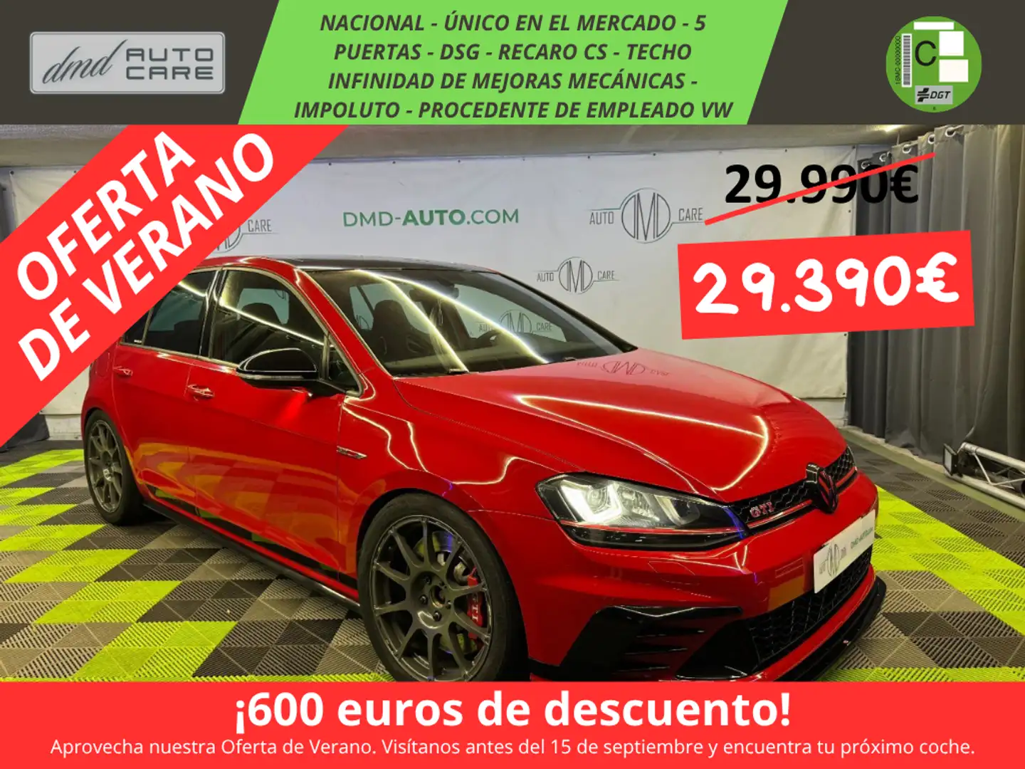 Volkswagen Golf GTI 2.0 TSI ClubSport DSG 265 Rojo - 1