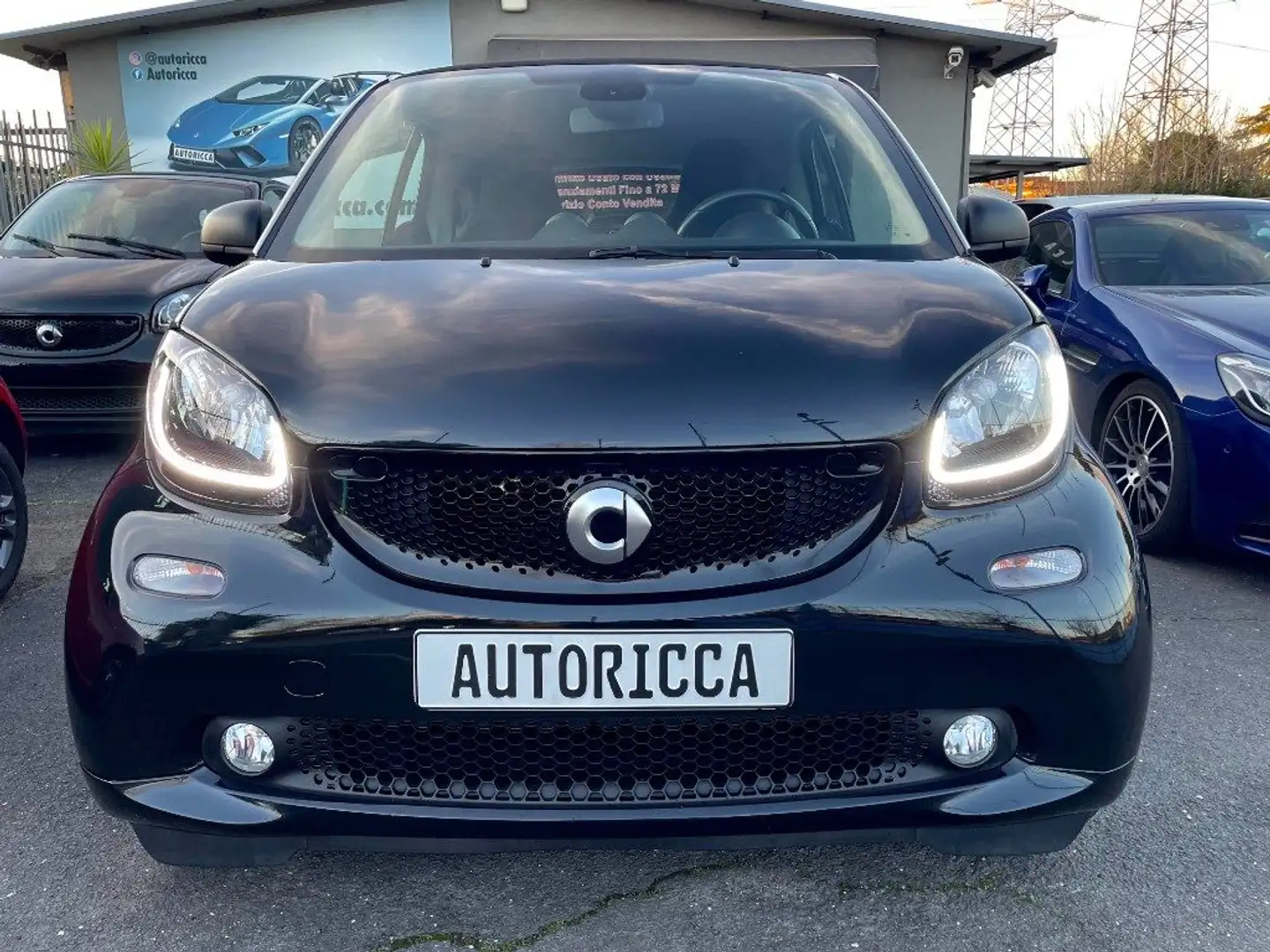 smart forTwo 1.0 70CV Passion FARI BRABUS*UNICOPROPR*CERCHI 16" Nero - 2