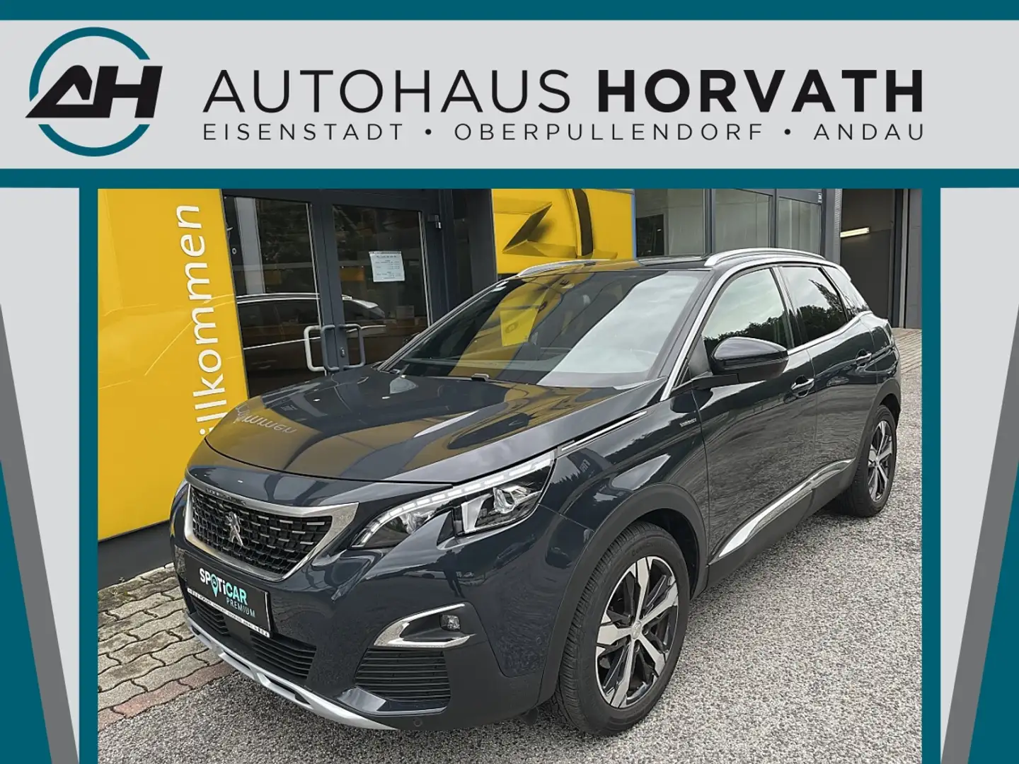 Peugeot 3008 1,6 THP 165 S&S EAT6 GT Line Grau - 1