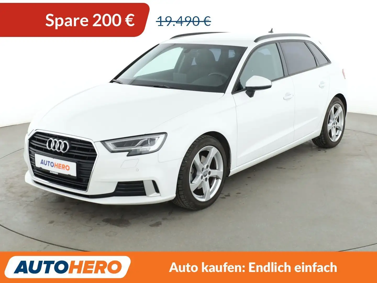 Audi A3 35 TFSI Sport Aut.*NAVI*PDC*SHZ* Blanc - 1