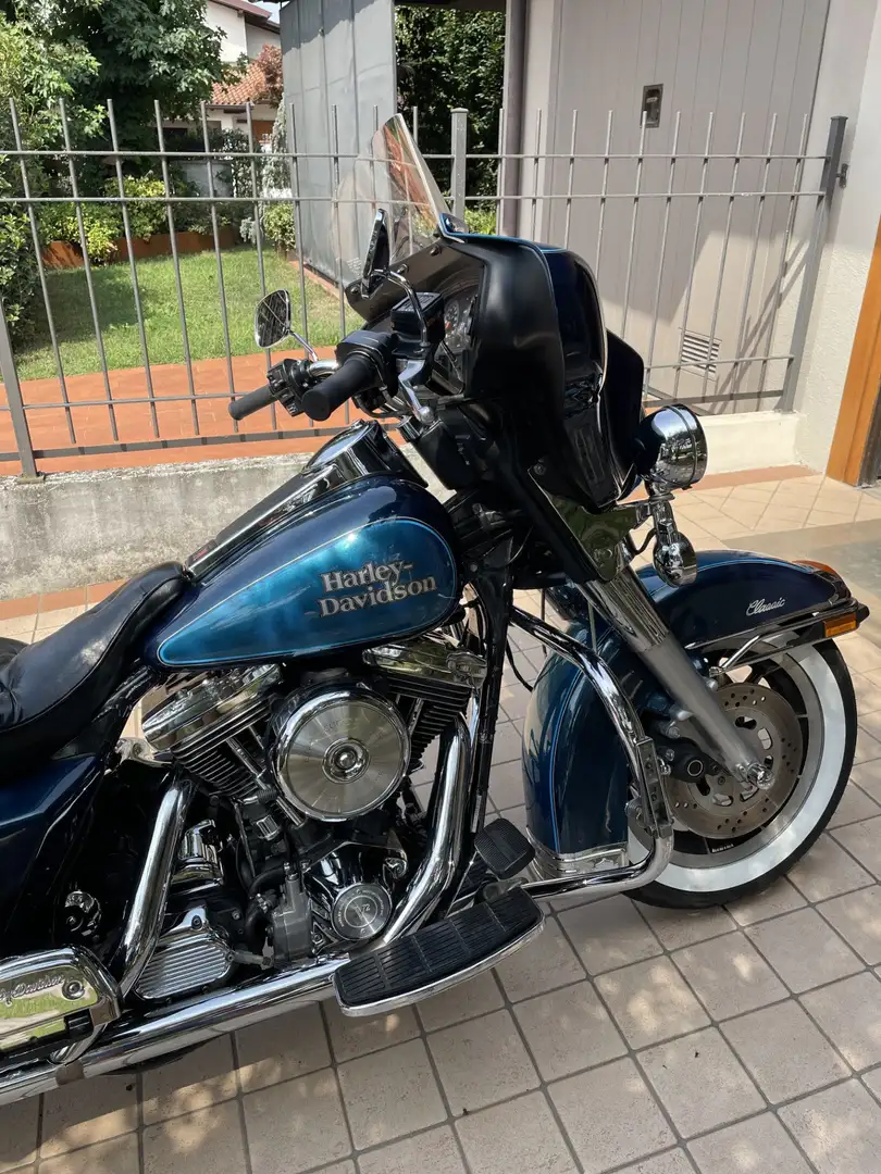 Harley-Davidson Electra Glide Classic FLHTC 1340 Blu/Azzurro - 2