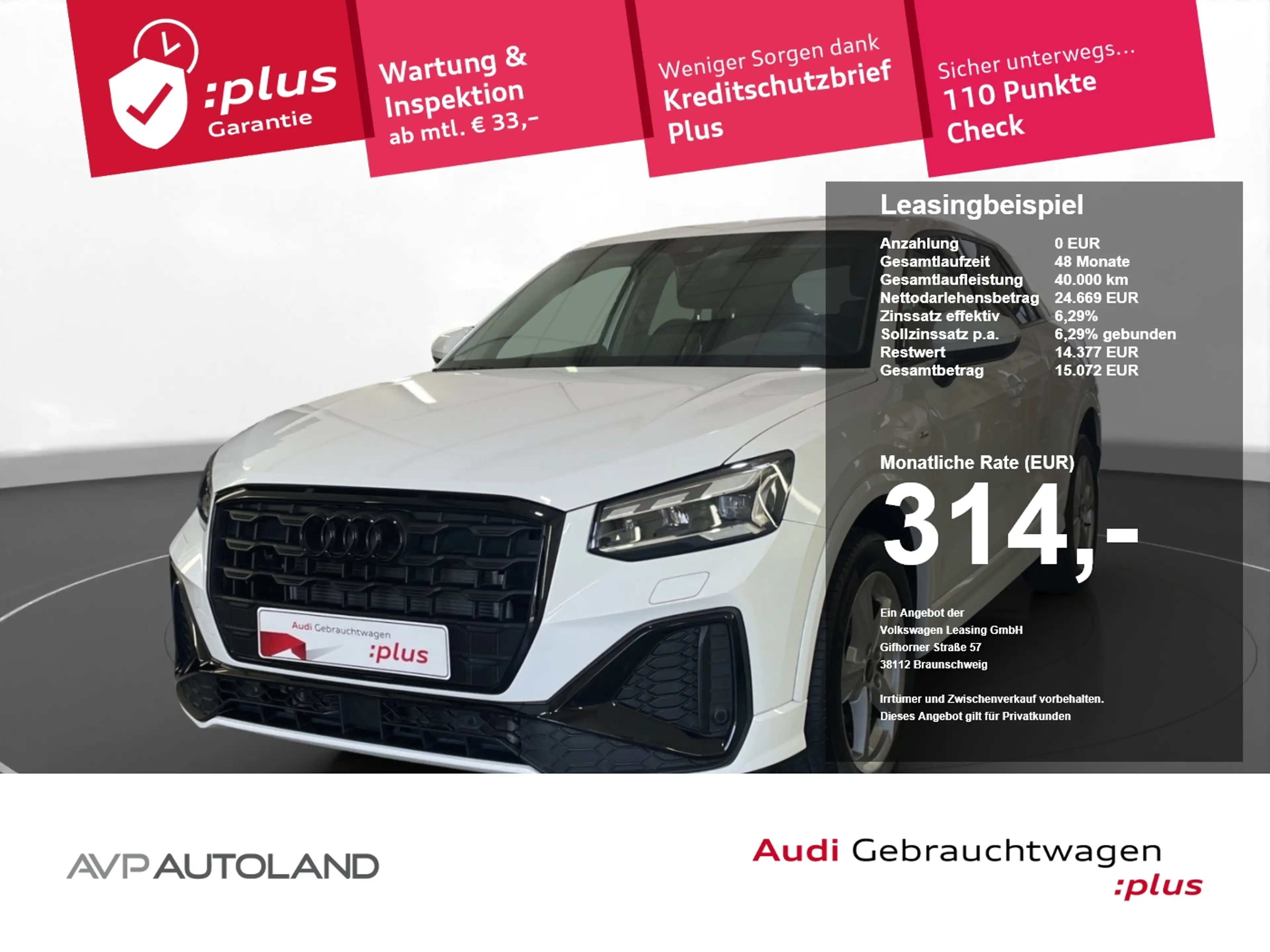 Audi Q2 30 TDI S line | AHK | LED | PARKH |