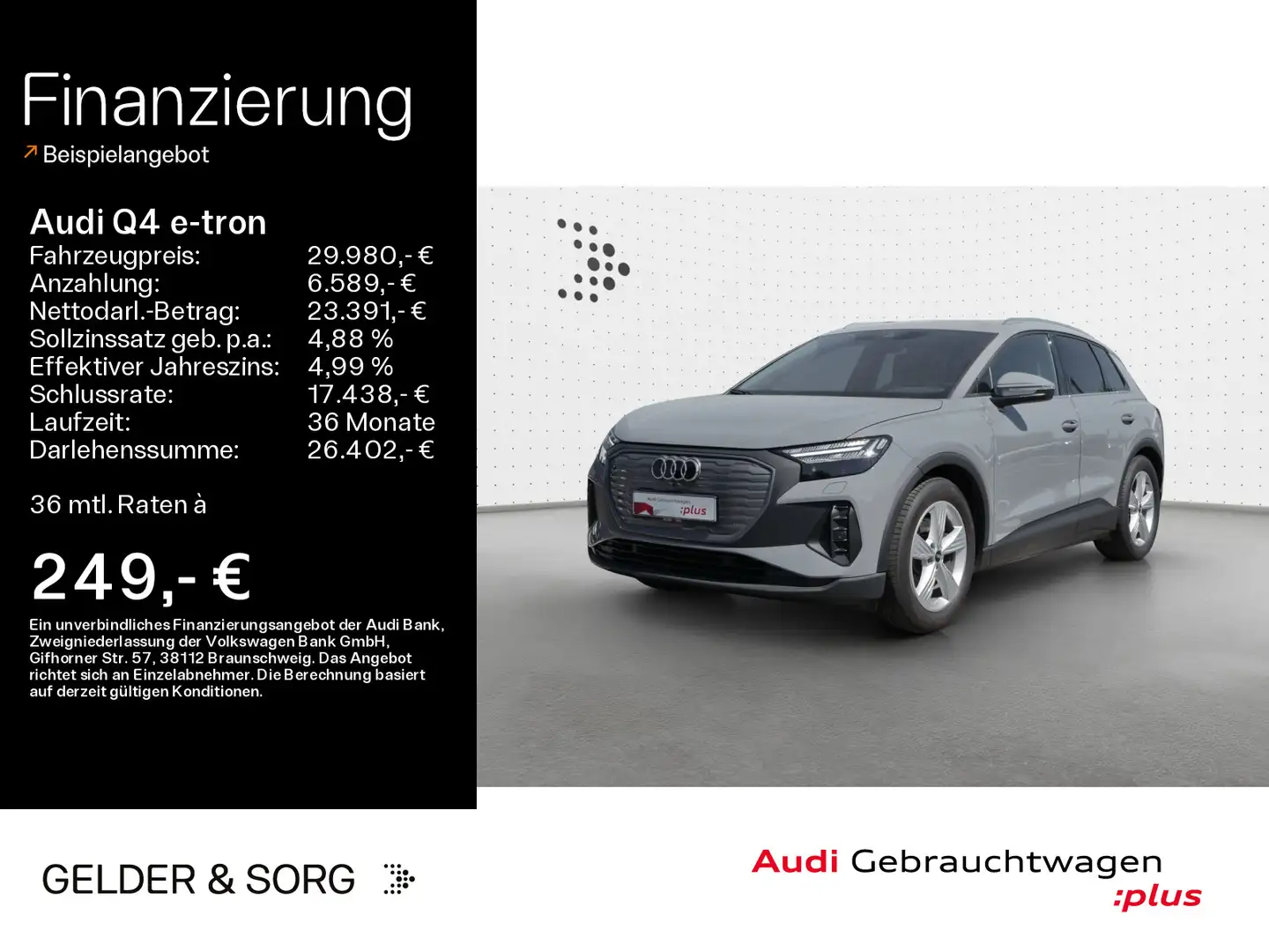 Audi Q4 e-tron 40 AHK*Virtual*Matrix*EPH*Navigation Grau - 1