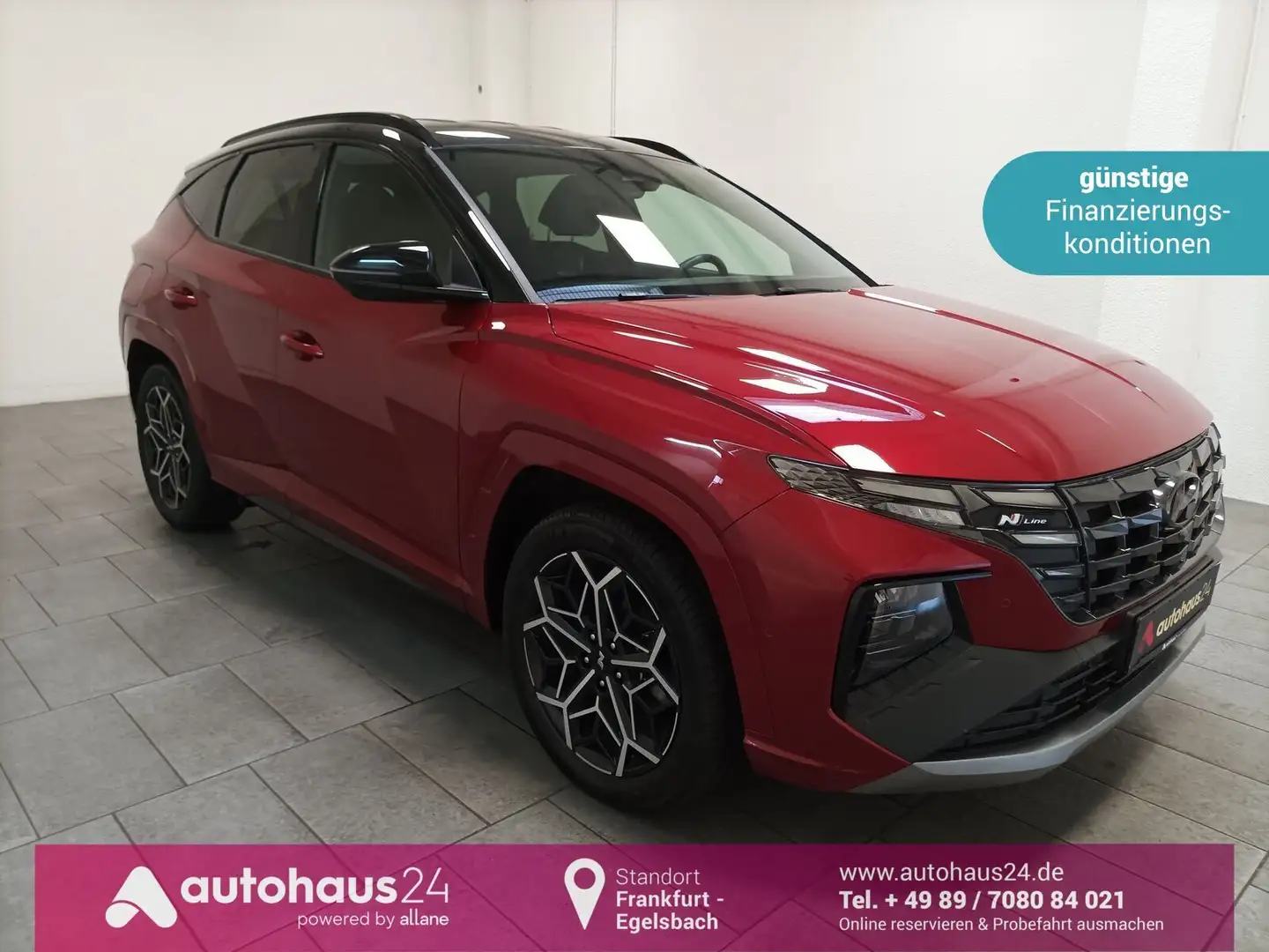 Hyundai TUCSON 1.6 T-GDI N Line 4WD|Navi|CAM|LED|Krell Rouge - 1