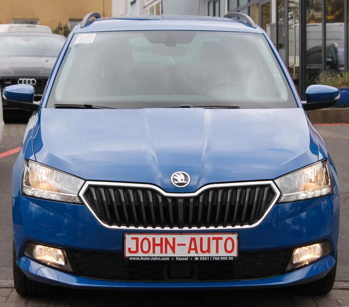 Skoda Fabia Combi Clever*DSG*1.Hd*8 Räder*PDC*ALU*AHK Blau - 2
