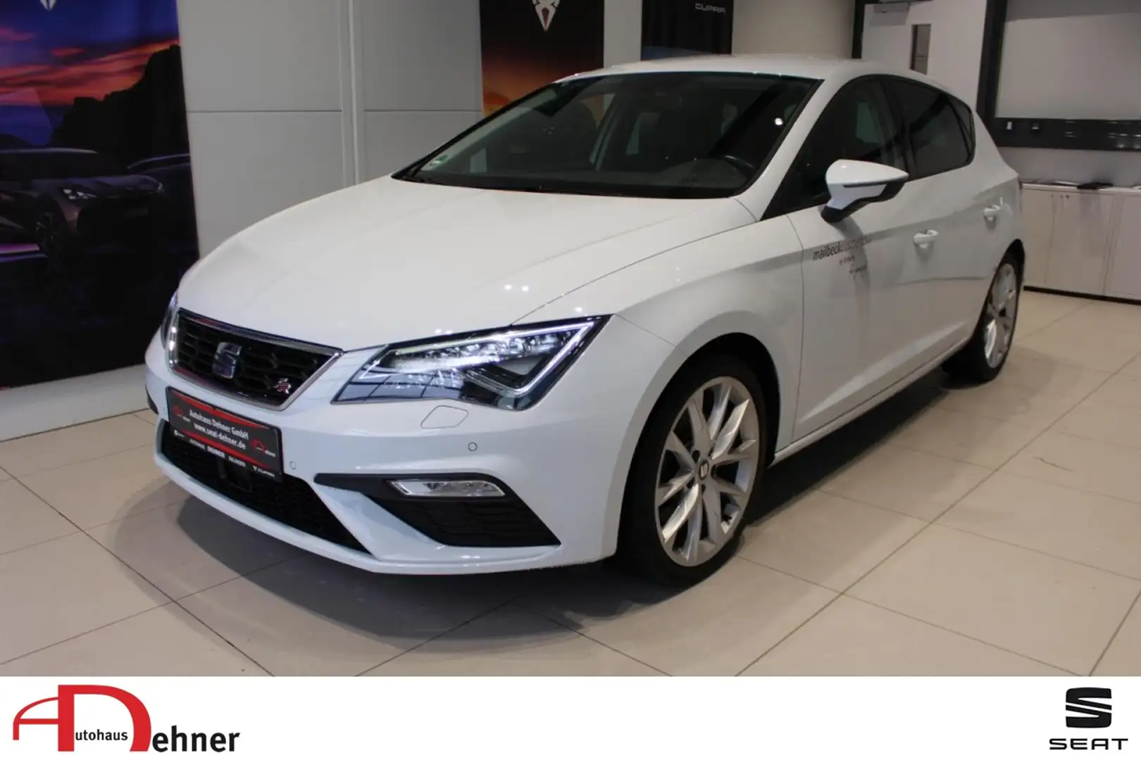 SEAT Leon 1.8 TSI FR LED/NAVI/ALU 18 Zoll/SOUNDSYSTEM Klima Blanc - 1