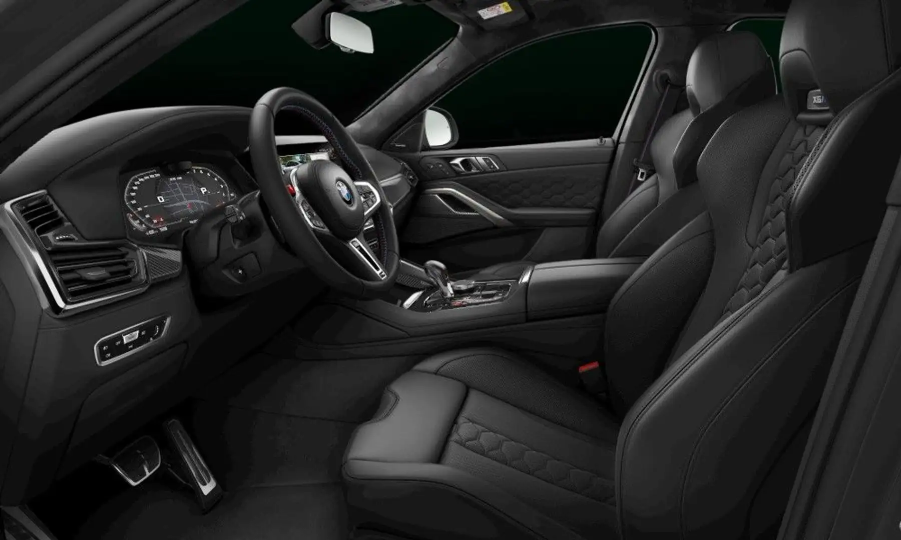 BMW X6 M Competition Sky Lounge Carbon Soft AHK TV Schwarz - 2