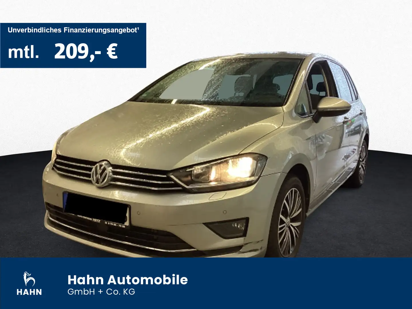 Volkswagen Golf Sportsvan 1.6TDI Allstar AHK Navi Tempo Sit Argent - 1