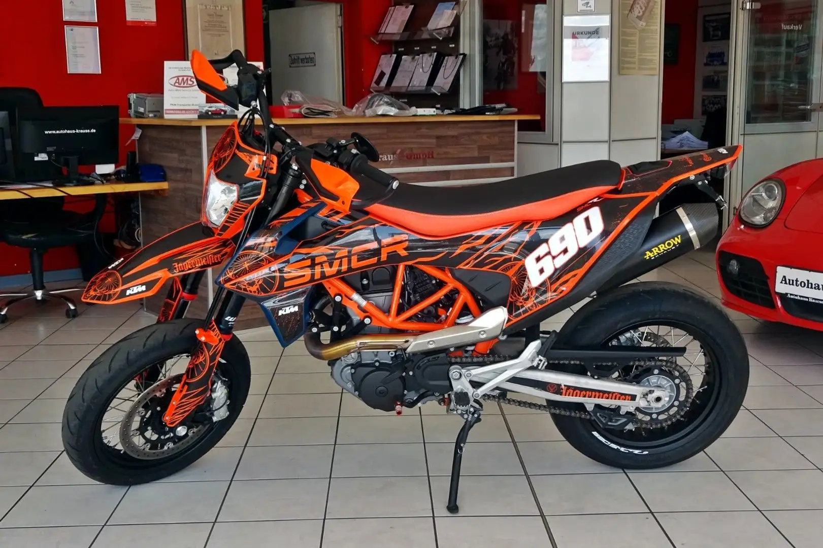 KTM 690 SMC R HU NEU/EZ 2024/ARROW/DEKOR/MINIBLINKER Оранжевий - 2