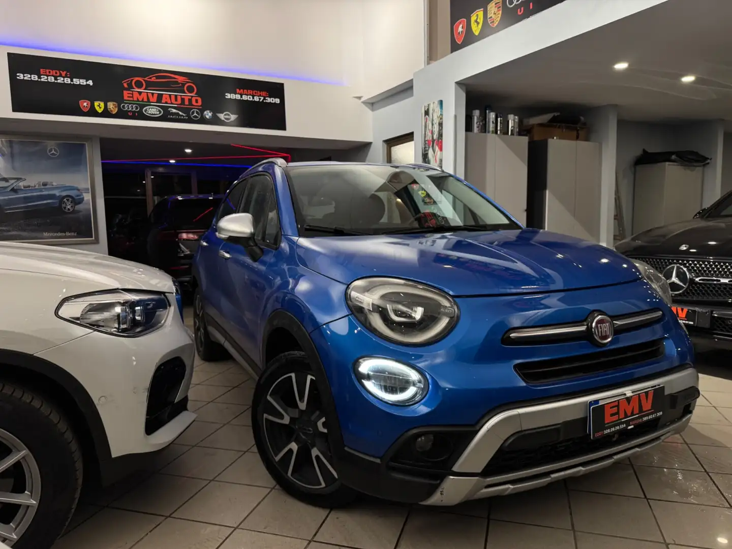 Fiat 500X 1.6 MultiJet 120 CV Cross. Blau - 1
