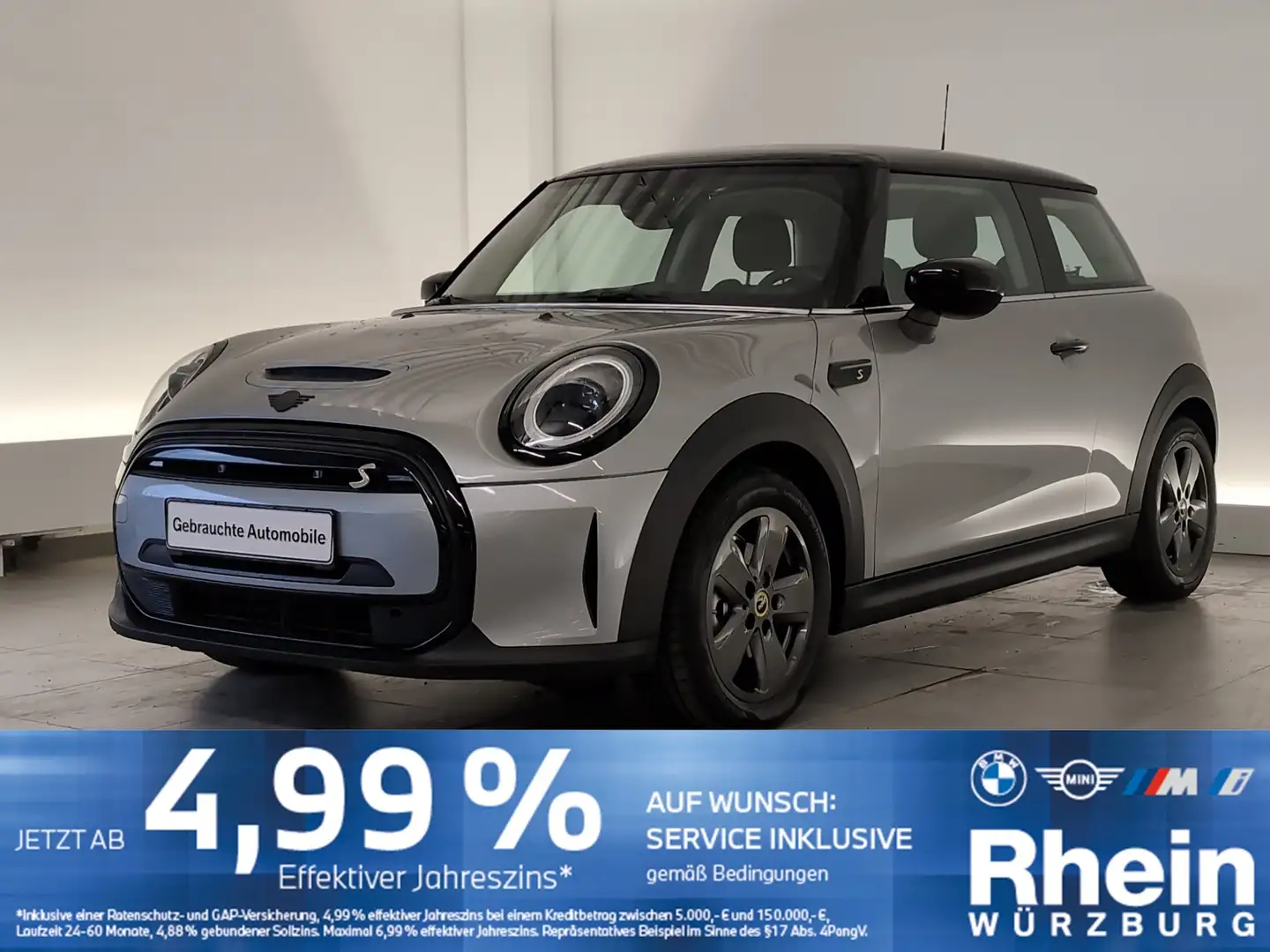 MINI Cooper SE 3-Türer SHZ/Ambiente/PDC SHZ/Ambiente/PDC Silber - 1