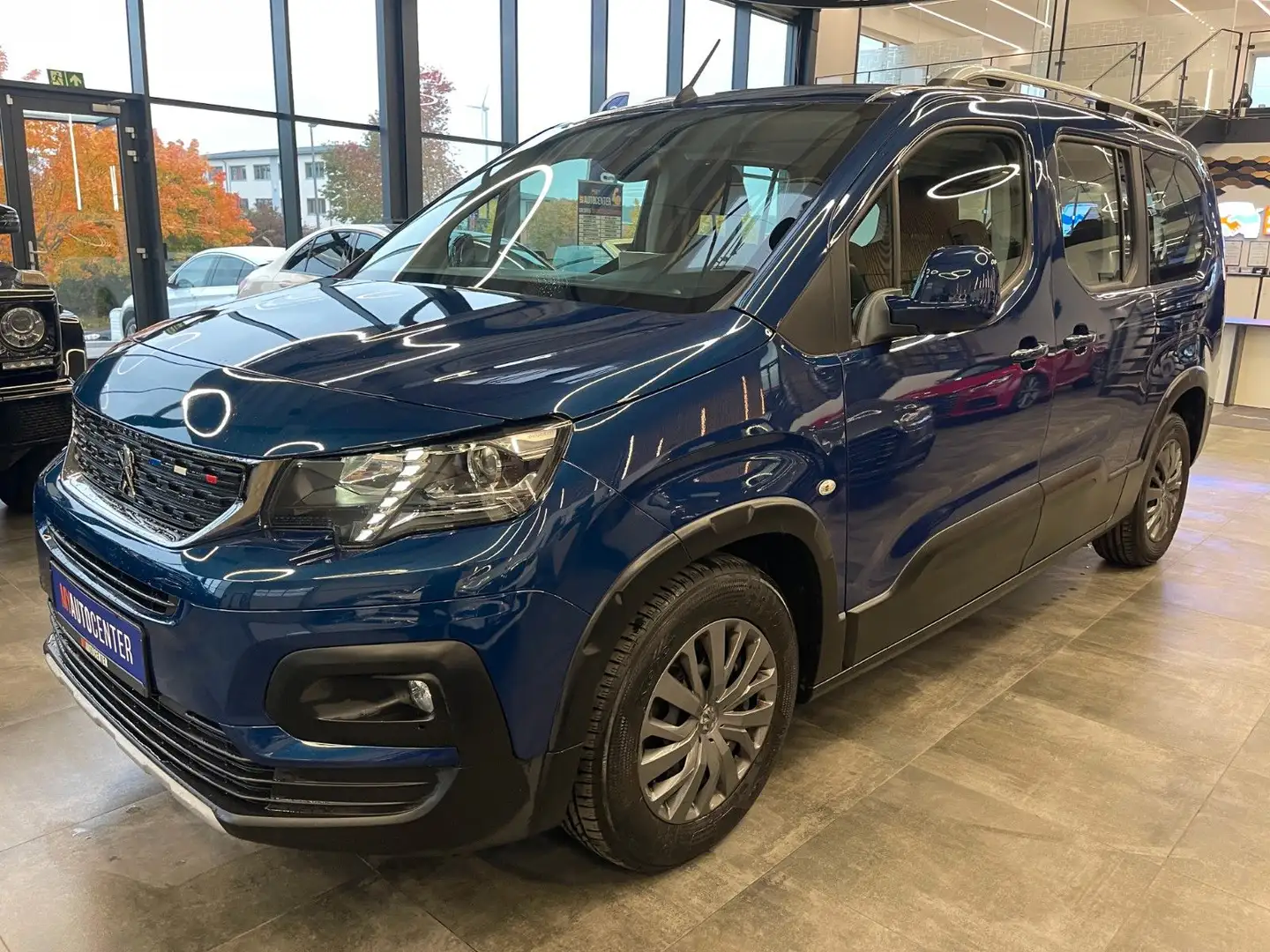 Peugeot Rifter Allure L2*2. Hand*AHK*Klima*Navi*7-Sitzer Blau - 2