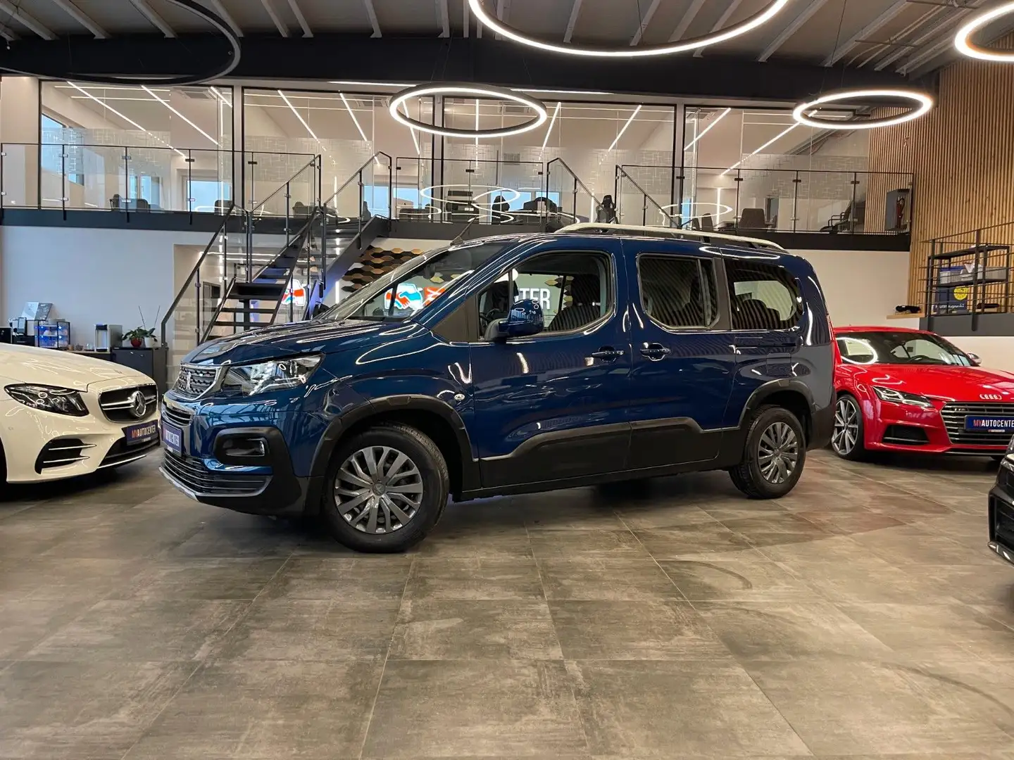 Peugeot Rifter Allure L2*2. Hand*AHK*Klima*Navi*7-Sitzer Blau - 1