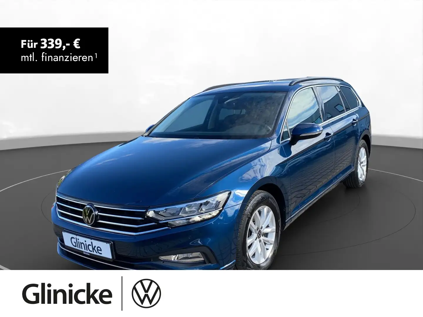 Volkswagen Passat Variant Business 2.0 TDI DSG AHK KAM Navi Blau - 1