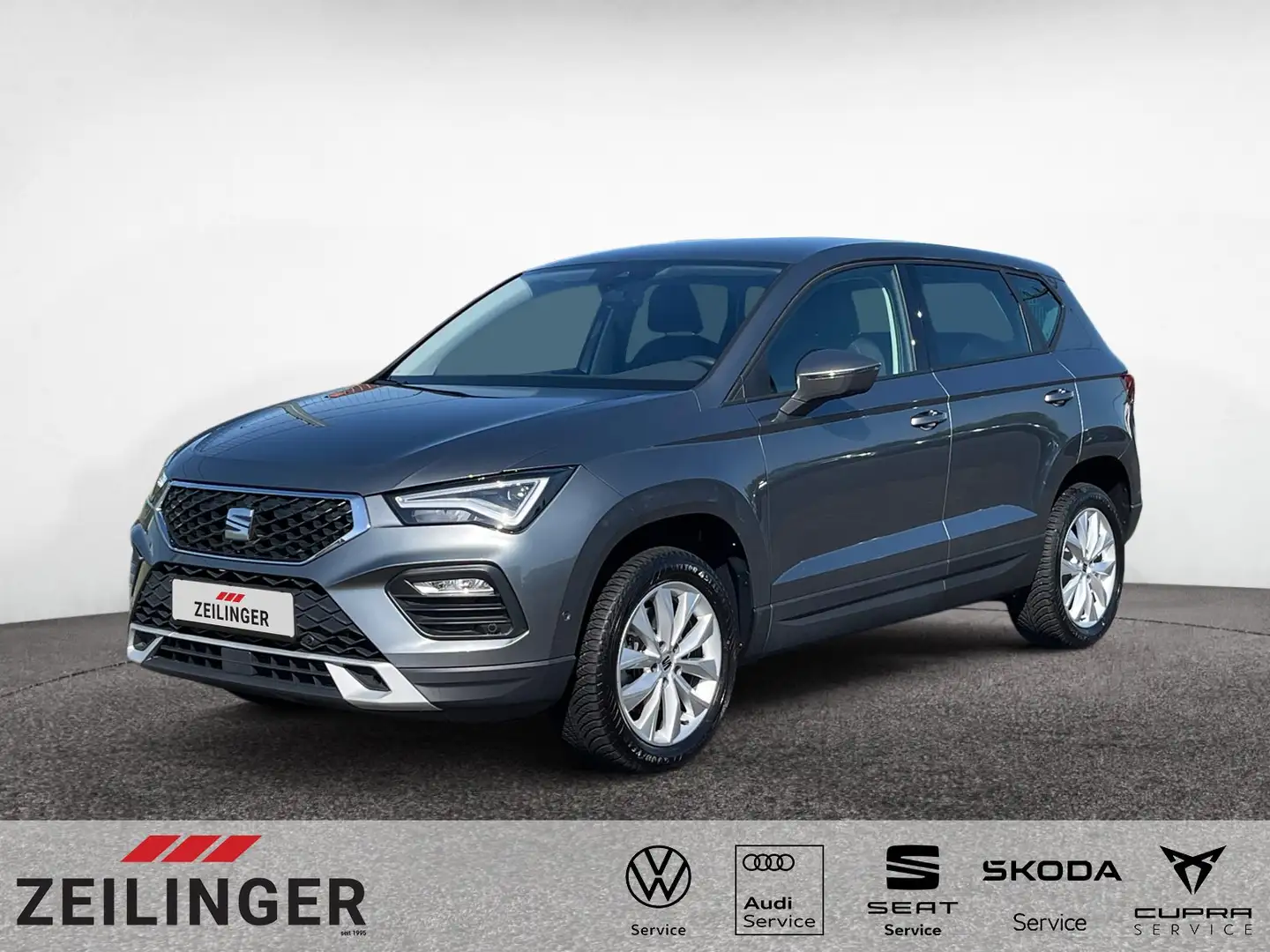 SEAT Ateca Style 2.0 TDI DSG|AHK|NAVI|ACC|KAMERA|SHZ| Grau - 1