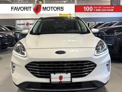 White 2021 Ford Escape Hybrid Titanium AWD SUV / Crossover All-Wheel Drive Continuously Variable Transmission