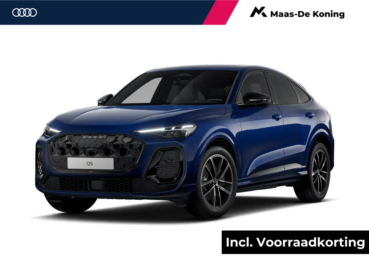 Audi Q5 Sportback 2.0 TFSI e-hybrid quattro S edition 299 Blauw - 1