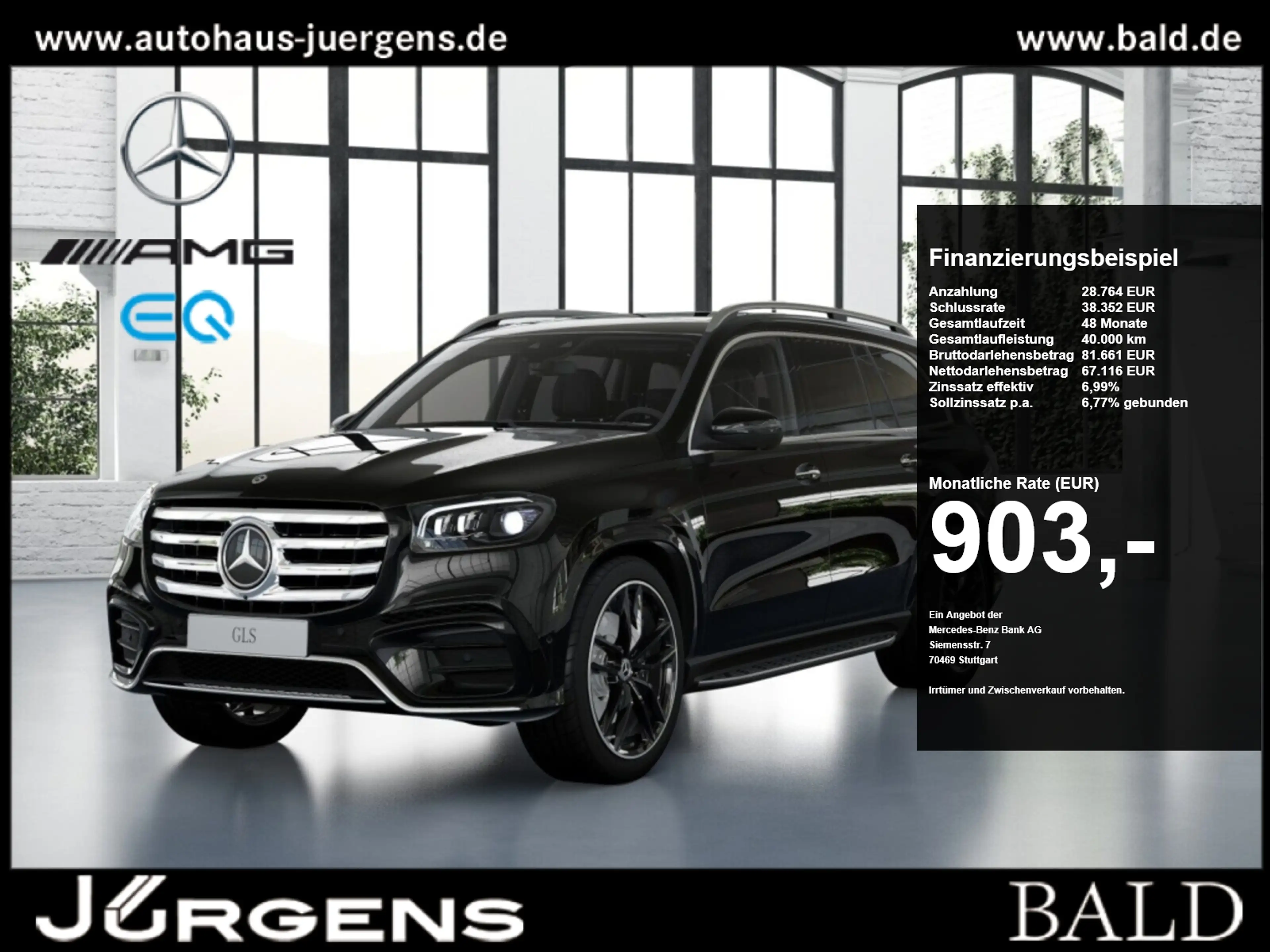 Mercedes-Benz GLS 450 d 4M AMG/Ultimate/Pano/TV/AHK/Burm/Stdhz