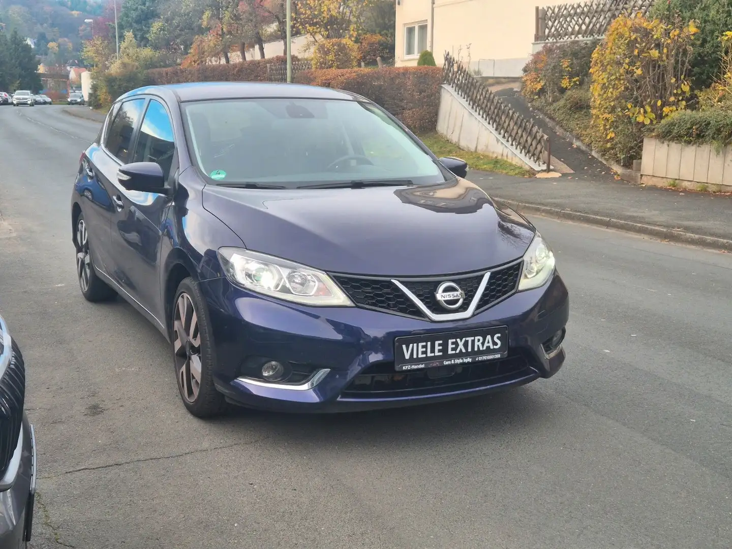 Nissan Pulsar Tekna/LED/Tot-Spur-Ass/360 Kamera/Keyless Bleu - 1