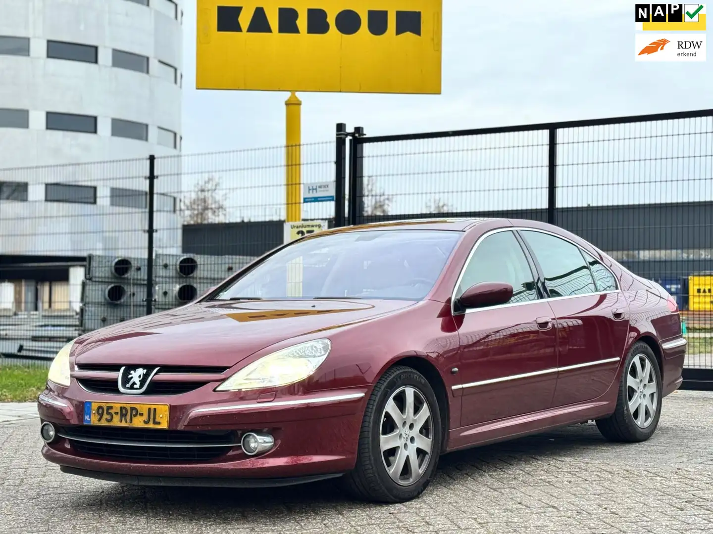 Peugeot 607 3.0-24V Executive|AUT|NAVI|SCHUIFDAK|LEDER Rot - 1