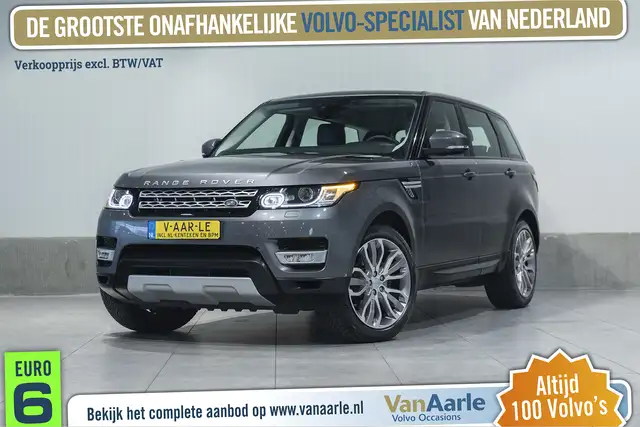 Land Rover Range Rover Sport 3.0 TDV6 HSE GRIJS KENTEKEN Navigatie Leder 249pk