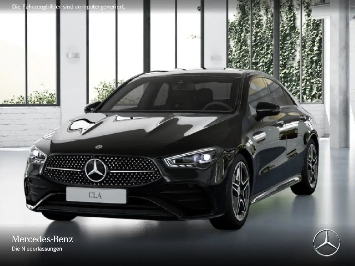 Mercedes-Benz CLA 200 AMG+NIGHT+MULTIBEAM+KAMERA+TOTW+KEYLESS+7G Schwarz - 2