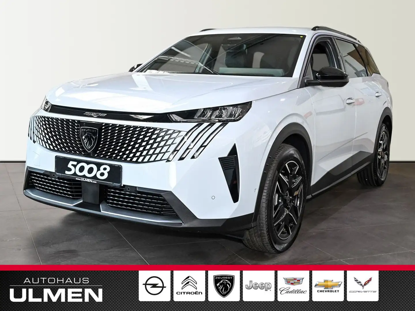 Peugeot 5008 Hybrid 136 Allure Weiß - 1