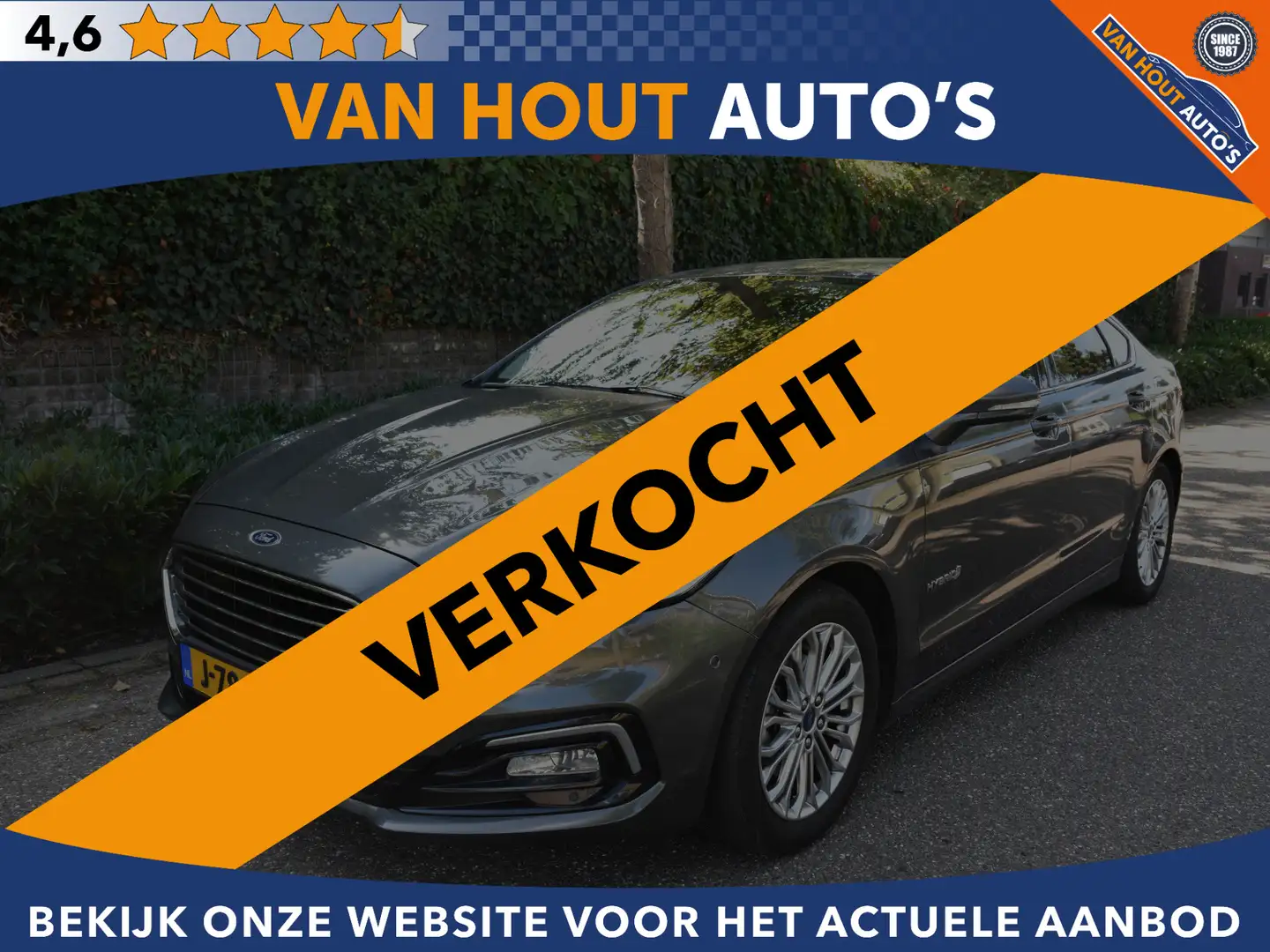 Ford Mondeo 2.0 IVCT HEV Titanium | HYBRIDE | LEDER  | VERKOCH Grijs - 1