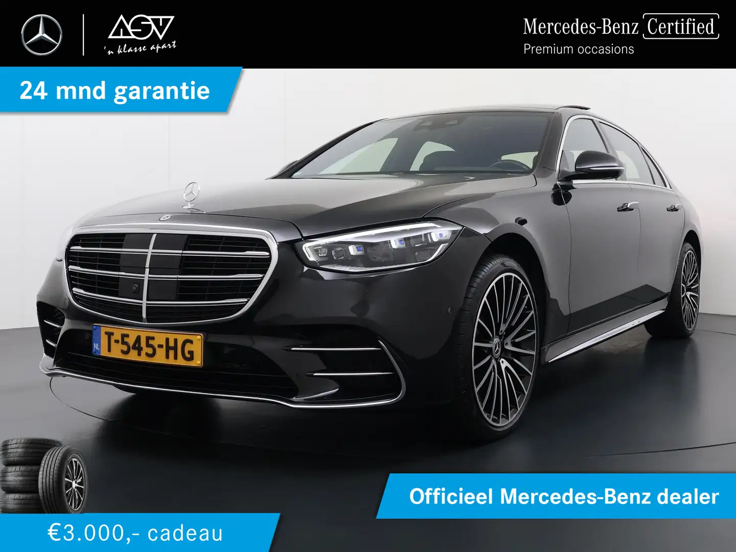 Mercedes-Benz S 580 4MATIC Lang AMG Line | Achteras besturing 10° | Bu Noir - 1