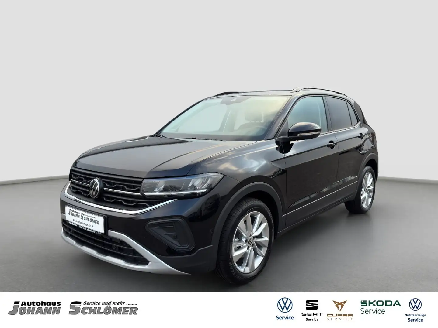 Volkswagen T-Cross 1.0 TSI Tour DSG LED PDC AHK SHZ KAMERA Klima Чорний - 1
