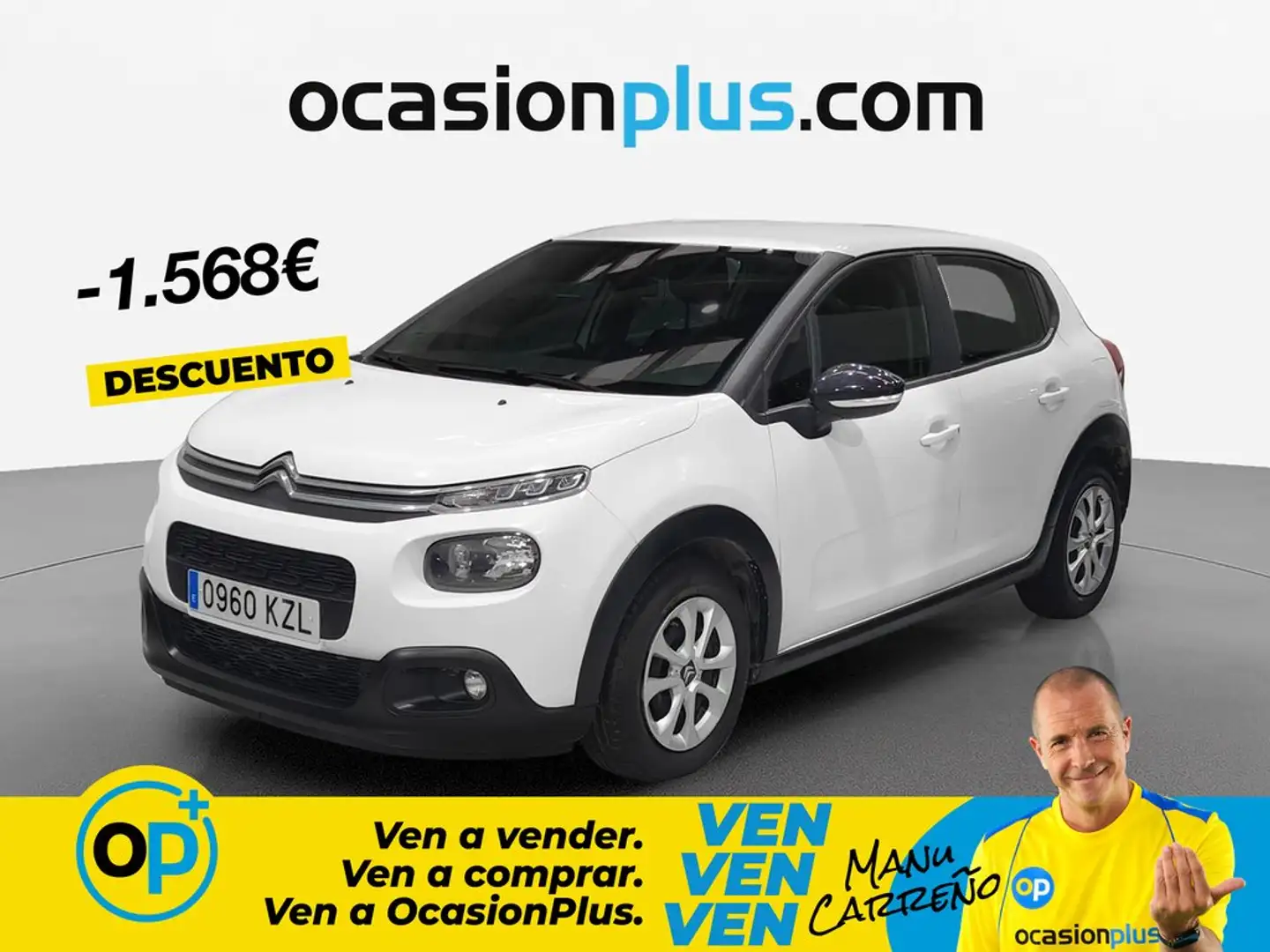 Citroen C3 1.5BlueHDi S&S Feel 100 Blanco - 1