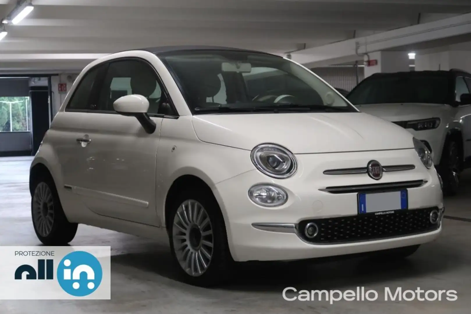 Fiat 500 500C 1.2 69cv Lounge Blanc - 1