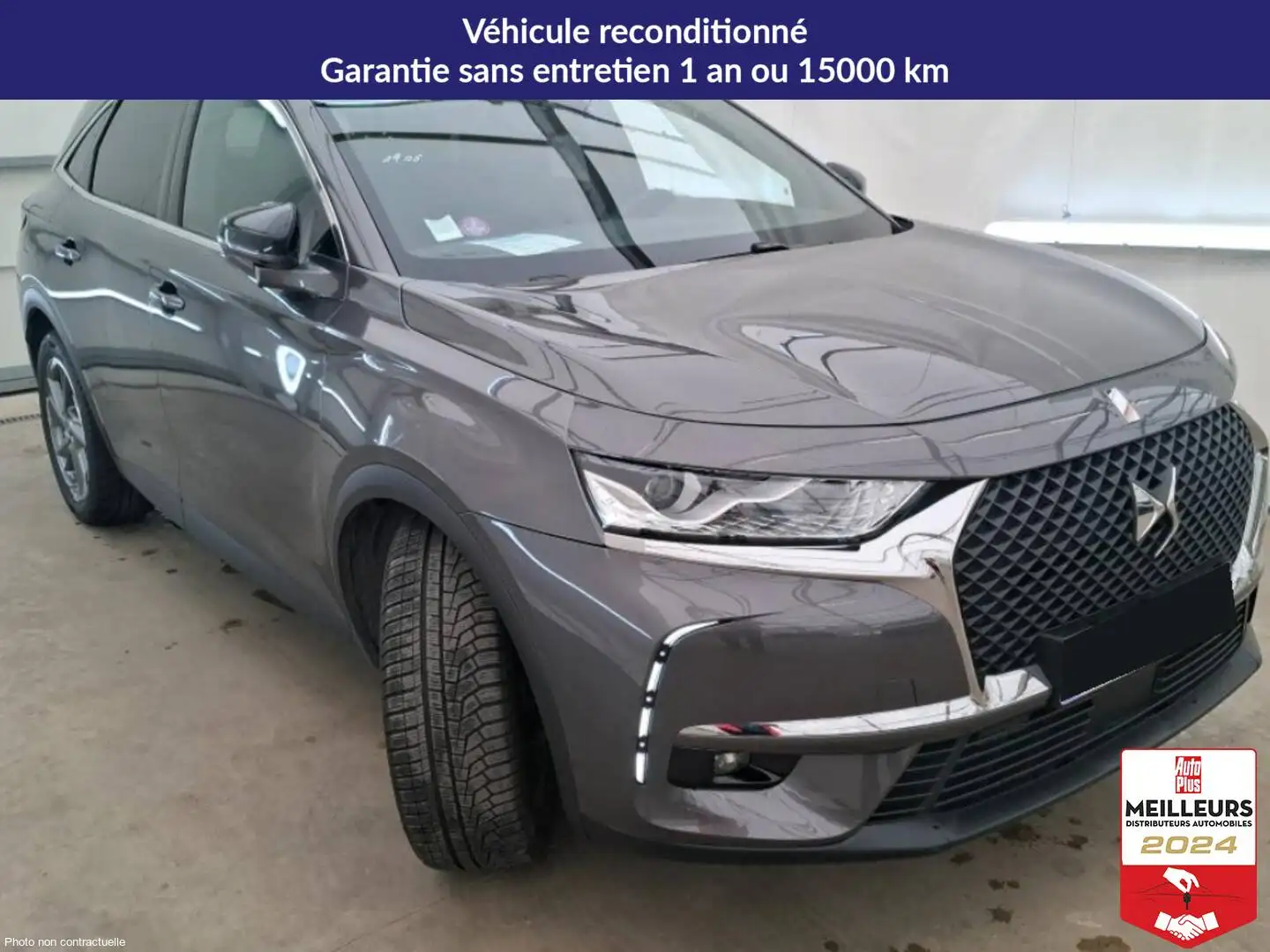 DS Automobiles DS 7 Crossback Hybride E-Tense 225 EAT8 Bastille Plus  +GPS Gris - 2