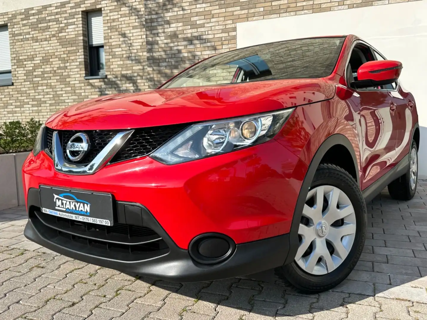 Nissan Qashqai Visia*1.Hand*88 tkm*TÜV-NEU* Rot - 1