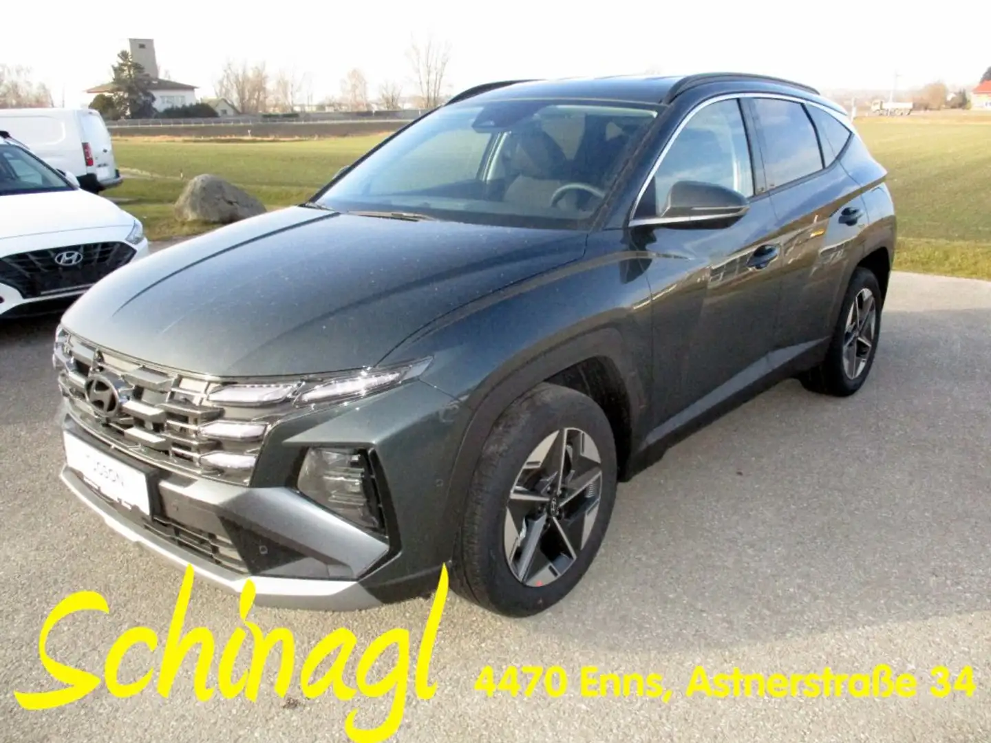 Hyundai TUCSON NX4 GO Plus 1,6 T-GDi HEV 2WD AT t6hu1-PP1 Grün - 1