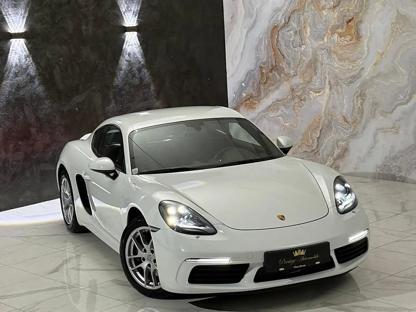 Porsche Cayman 718 Cayman PDK 300PS * NUR 34.000KM * 1.BESITZ ... Weiß - 2