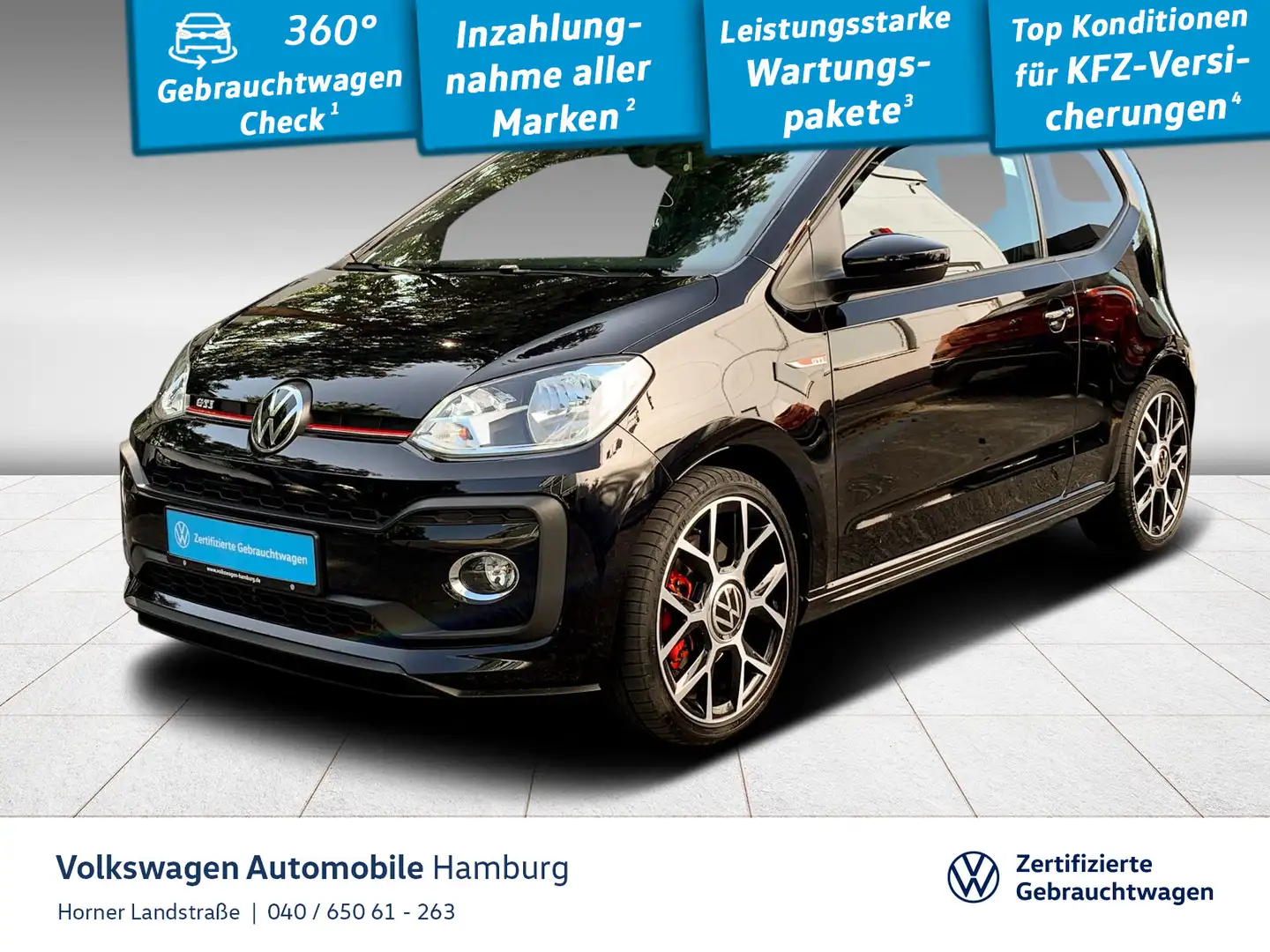 Volkswagen up! GTI 1.0 Sitzheizung Einparkhilfekamera Nebel Schwarz - 1