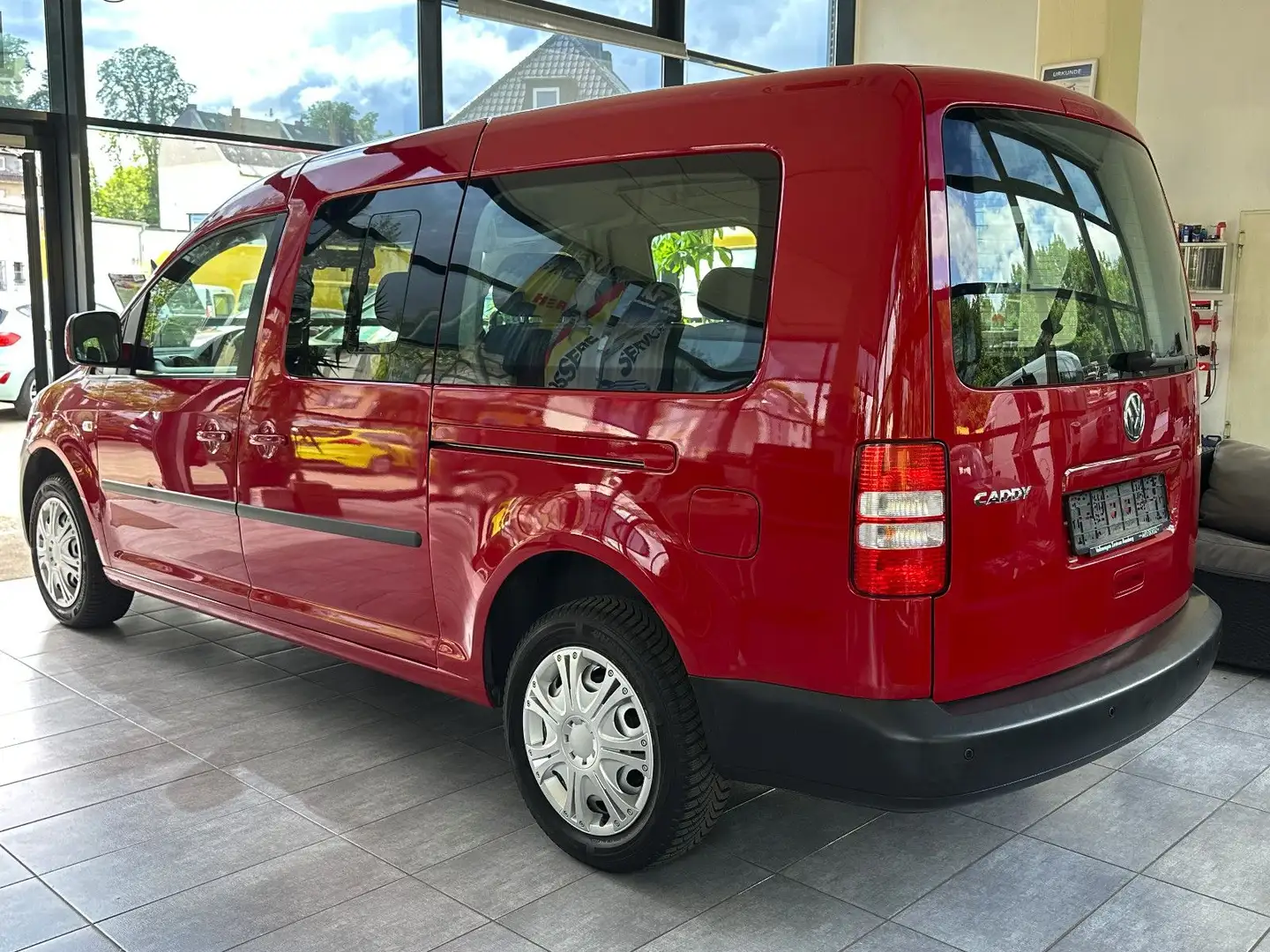 Volkswagen Caddy Maxi*7 Sitzer *Klima*Einparkhilfe Rouge - 2