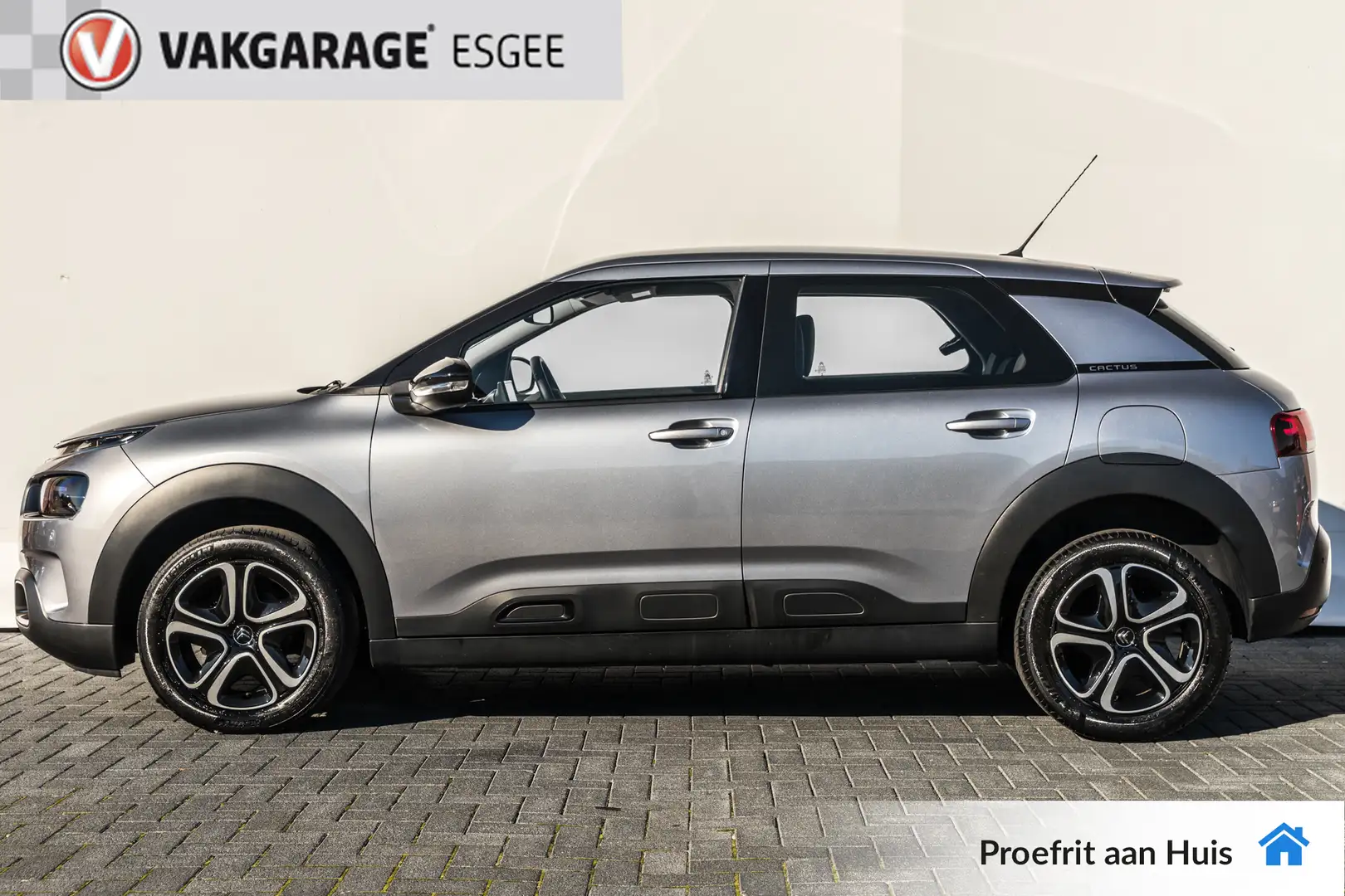 Citroen C4 Cactus 1.2 111 PK PureTech Feel RIJKLAAR INCL:GARANTIE | Gris - 2