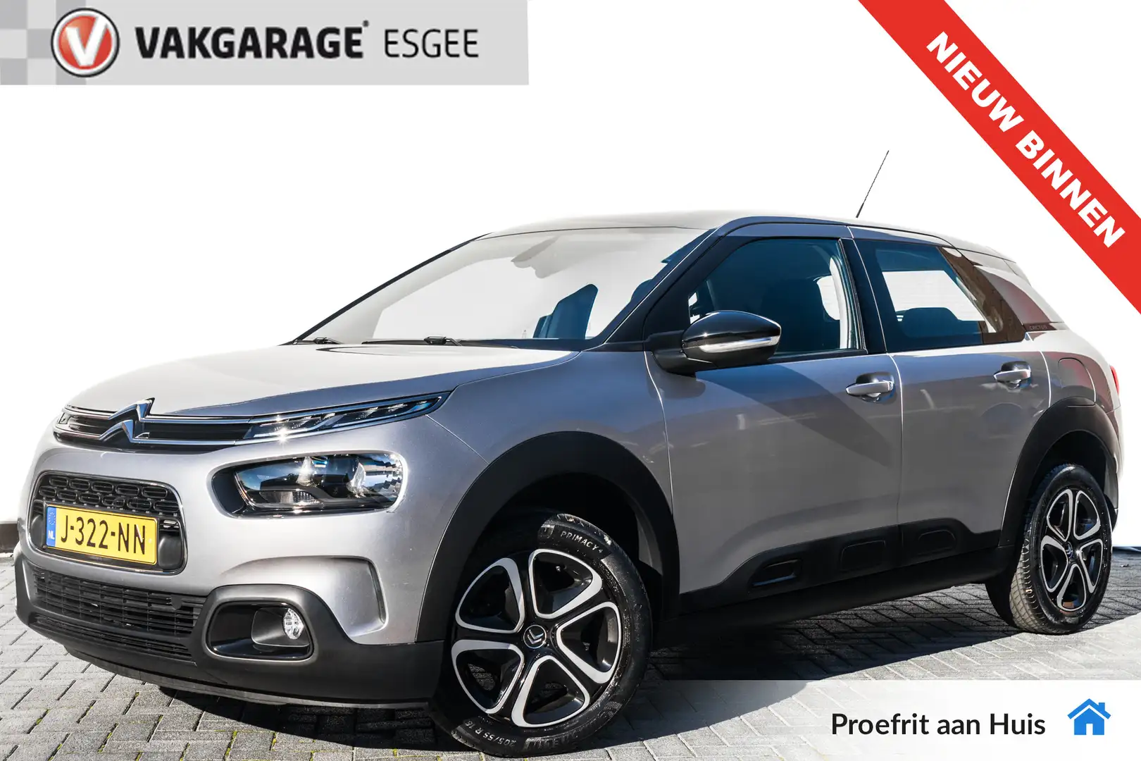 Citroen C4 Cactus 1.2 111 PK PureTech Feel RIJKLAAR INCL:GARANTIE | Gris - 1