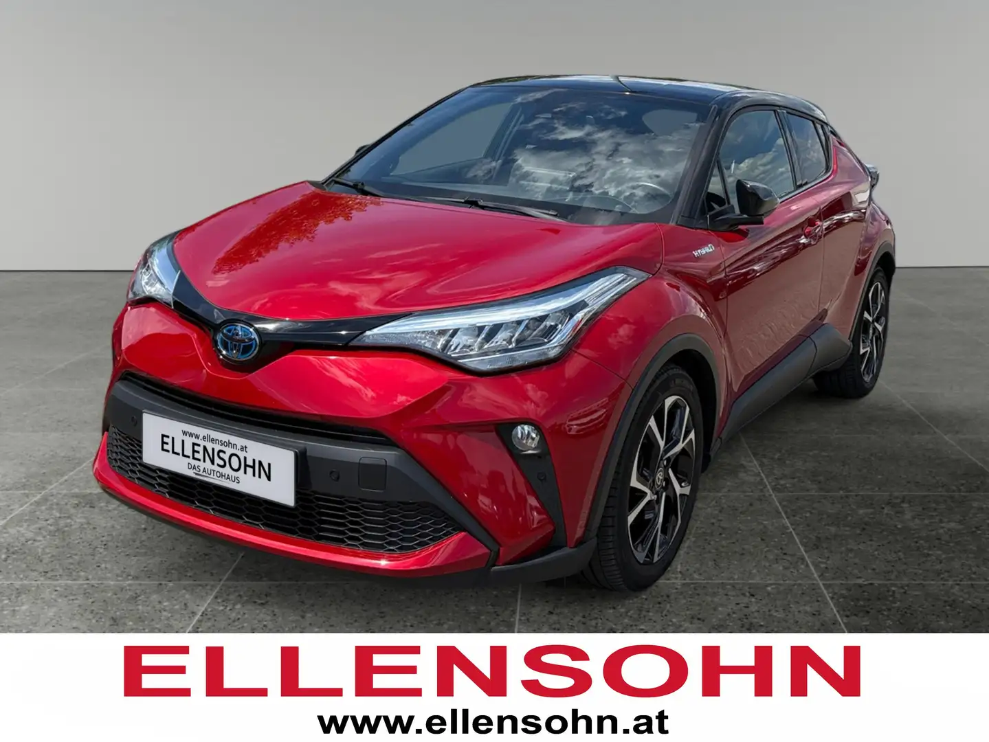 Toyota C-HR 1,8 l Hybrid 4x2, Club, CVT 8-fach bereift! Rot - 1