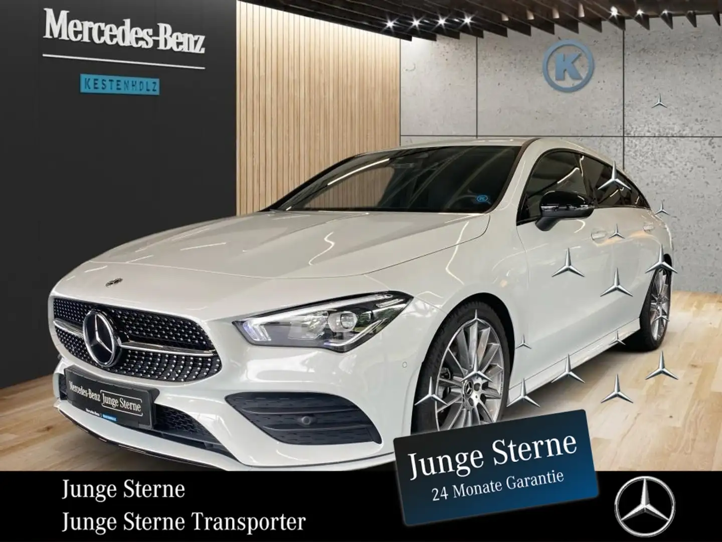 Mercedes-Benz CLA 200 d SB *AMG*NIGHT*AHK*KAMERA*SHZ*NAVI*DAB* Biały - 1