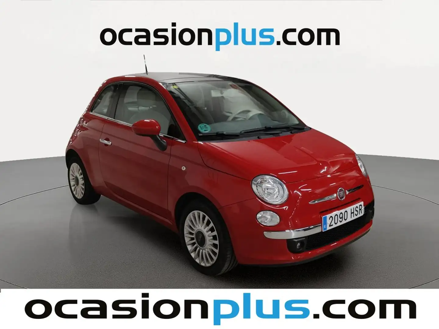 Fiat 500 1.2 Lounge Rojo - 2