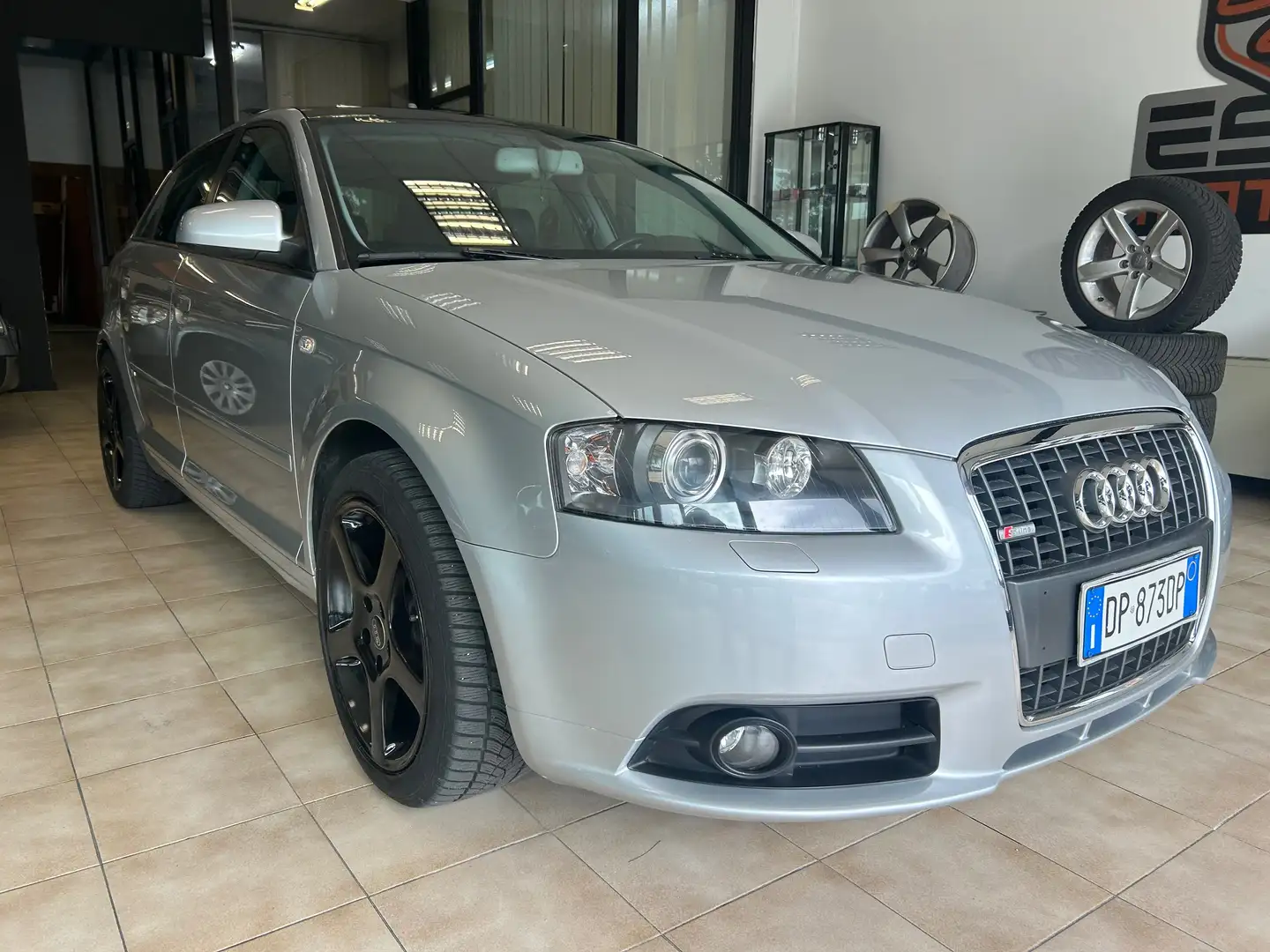 Audi A3 A3 Sportback 2007 2.0 TDI Quattro 170cv S-Line Argento - 2