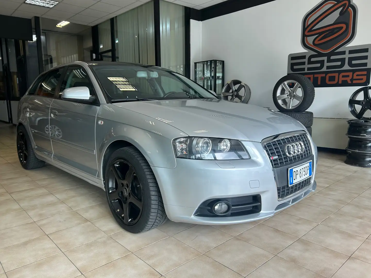 Audi A3 A3 Sportback 2007 2.0 TDI Quattro 170cv S-Line Argento - 1