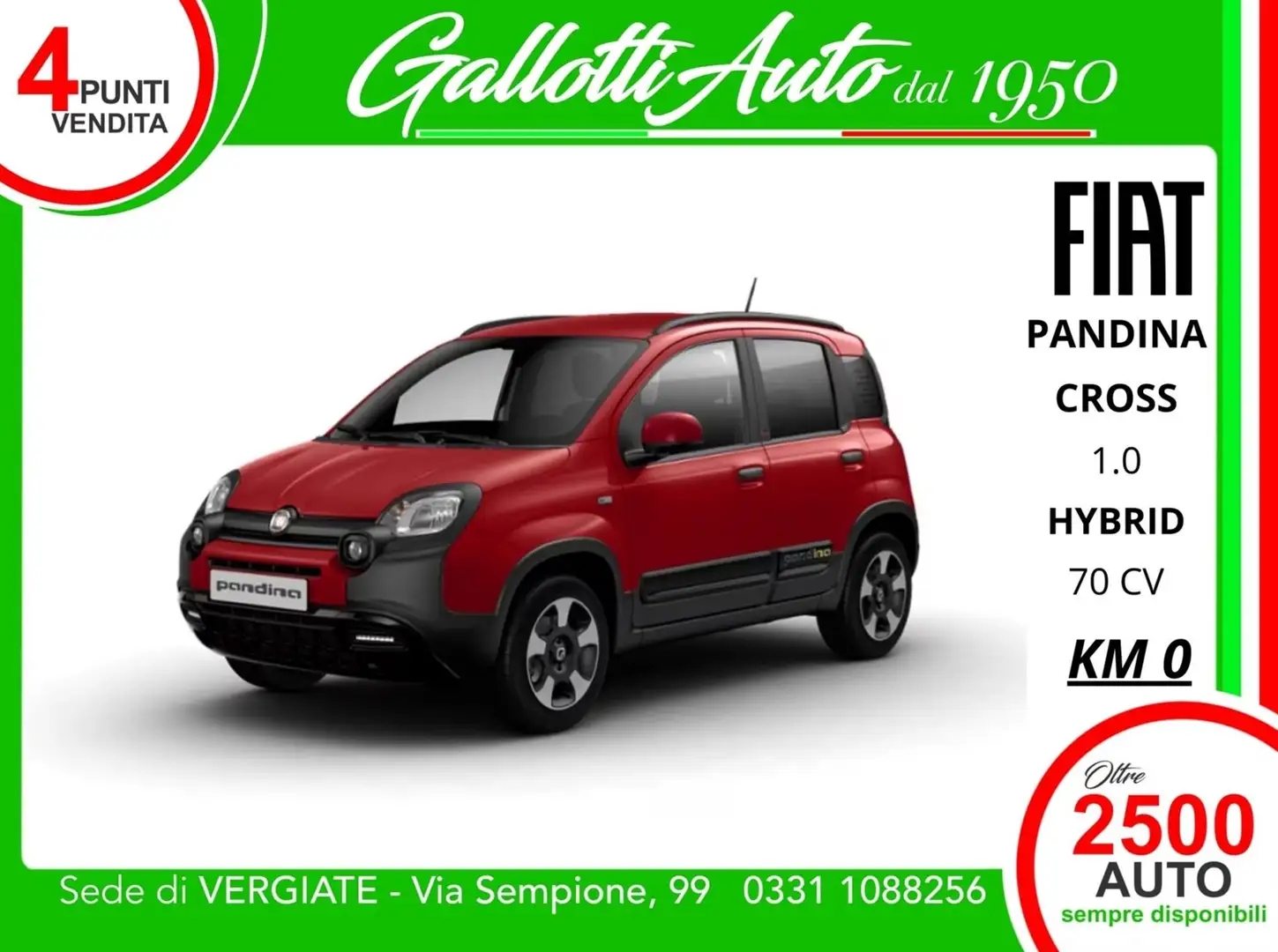 Fiat Panda CROSS 1.0 hybrid 70cv 5p.ti Grau - 1