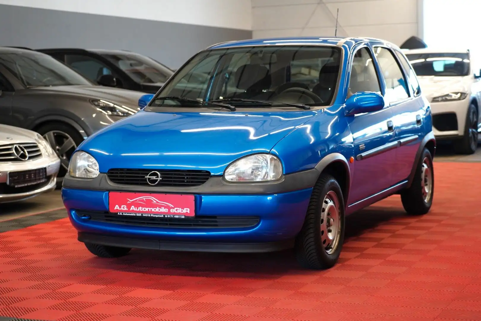 Opel Corsa 1.0 12V Edition 2000 1.HAND*Unfallfrei*AC Bleu - 1