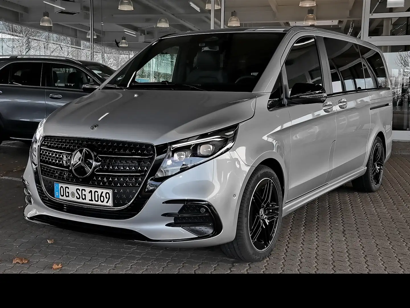 Mercedes-Benz V 300 d AVANTGARDE lang MBUX+360°+M-LED+AHK+ Silber - 1
