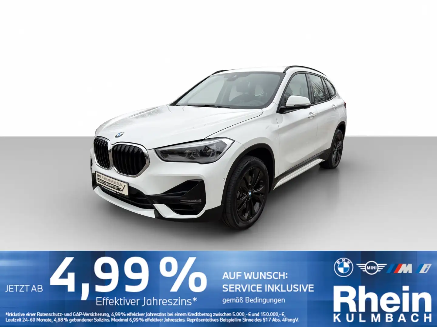 BMW X1 xDrive20i Sport Line Navi AdapLED Parkassist Weiß - 1