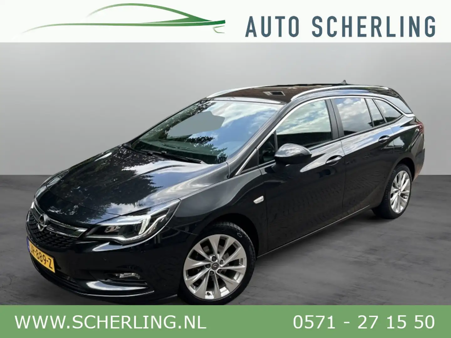 Opel Astra Sports Tourer 1.4 Turbo 150pk Edition Navi, 17" LM Schwarz - 1